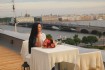 Терраса с видом на Неву и Петропавловскую крепость