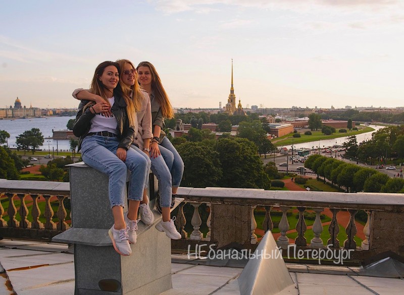 Экскурсия по крышам у Петропавловской крепости
